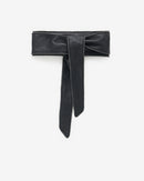 Ceinture En Cuir Nera Chain Strass - Black/Strass