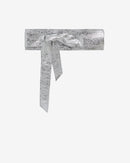 Ceinture En Cuir Nera Silver - Silver