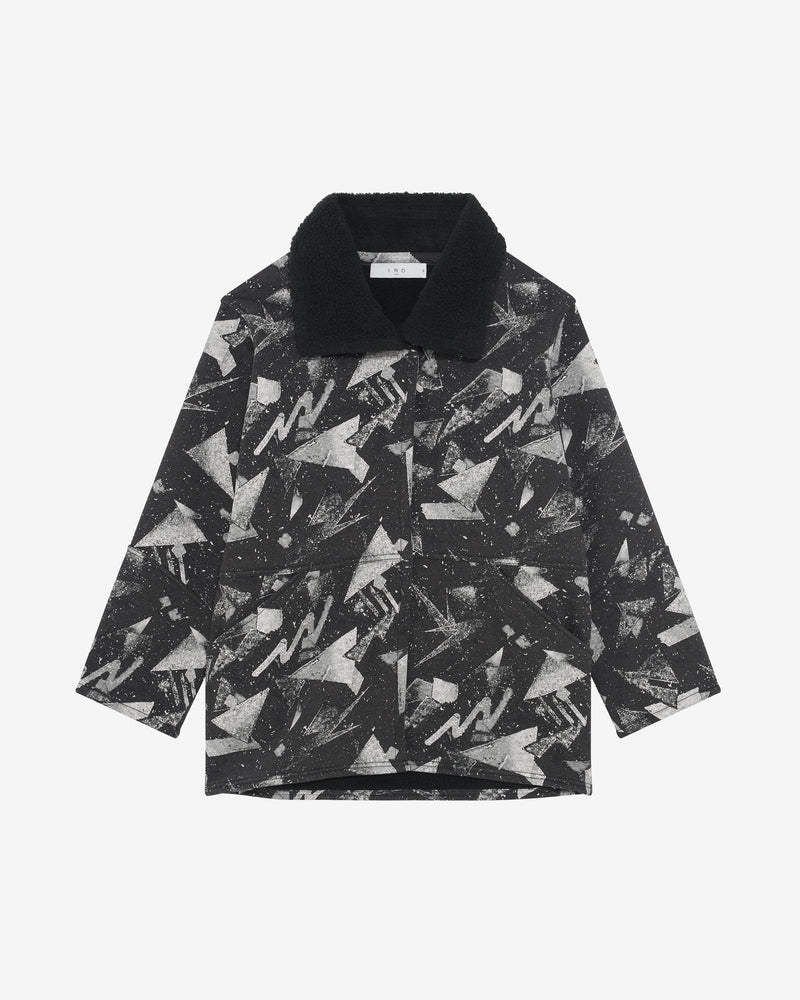 Manteau À Imprimé Corentin - Black/White