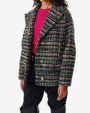 Manteau Multicolore En Tweed Judit - Black Multico