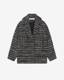 Manteau Multicolore En Tweed Judit - Black Multico