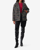 Manteau Multicolore En Tweed Judit - Black Multico