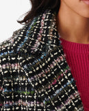 Manteau Multicolore En Tweed Judit - Black Multico