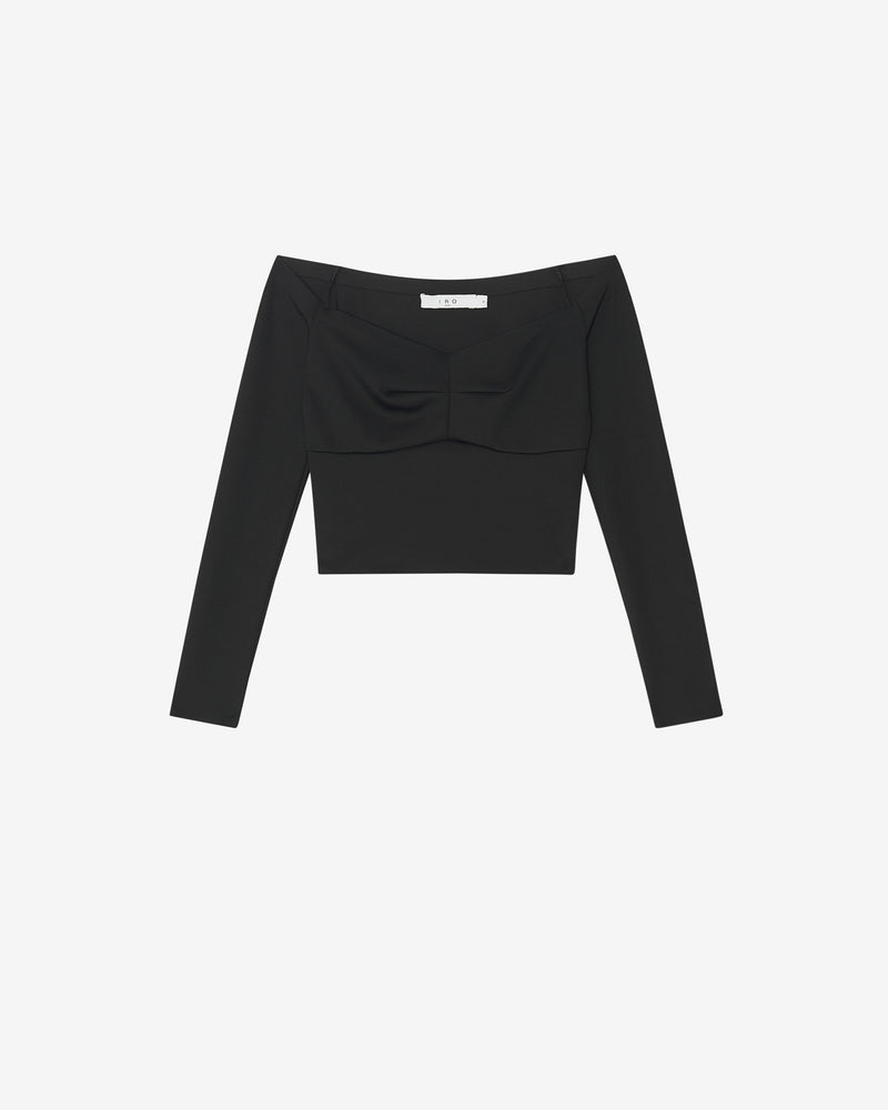 Top À Épaules Dénudées Fantine - Black