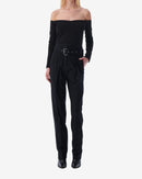 Top À Épaules Dénudées Fantine - Black