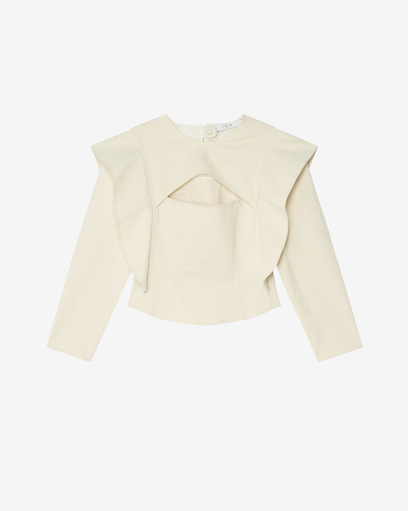 Top À Découpe Firma - Ecru