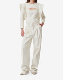 Top À Découpe Firma - Ecru