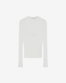 Top Col V Drapé Hallya - White