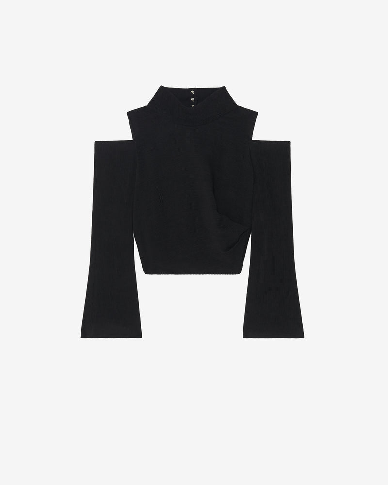 Top Col Montant Iwa - Black