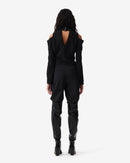 Top Col Montant Iwa - Black