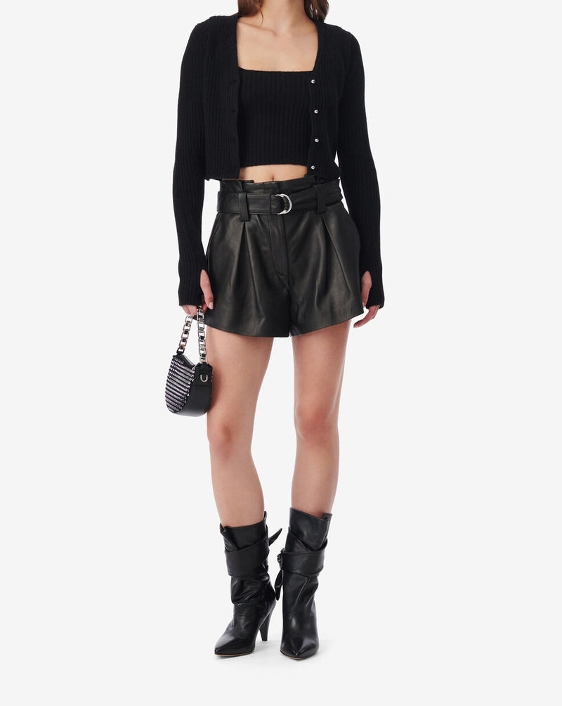 Top En Laine Cachemire Kiwa - Black