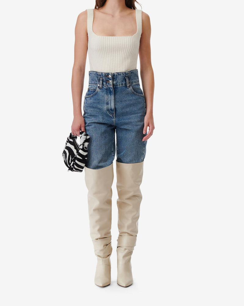 Top En Laine Cachemire Kiwa - Ecru