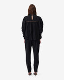 Top Dentelle Manches Longues Najale - Black