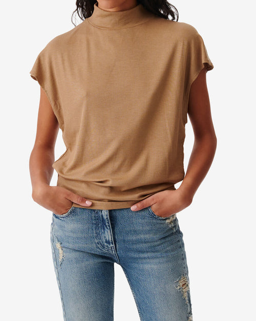 Top À Découpe Pearle - Caramel Coffee