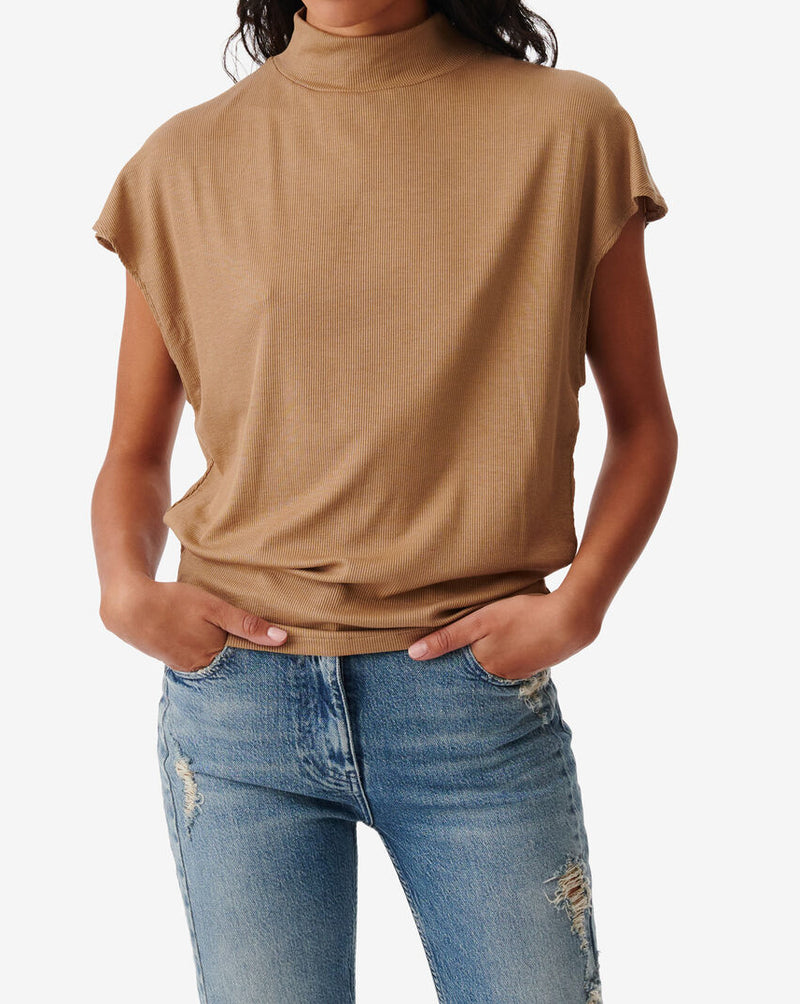 Top À Découpe Pearle - Caramel Coffee