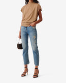 Top À Découpe Pearle - Caramel Coffee