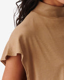 Top À Découpe Pearle - Caramel Coffee