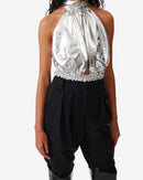 Top Argenté En Soie Sorya - Silver