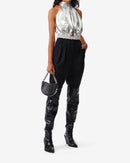 Top Argenté En Soie Sorya - Silver