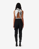 Top Argenté En Soie Sorya - Silver