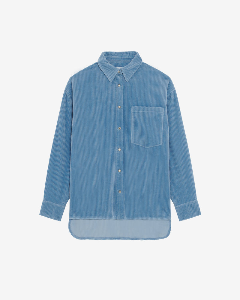 Chemise En Velours Côtelé Jalini - Blue