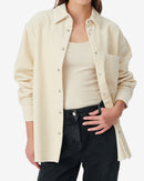 Chemise En Velours Côtelé Jalini - Ecru