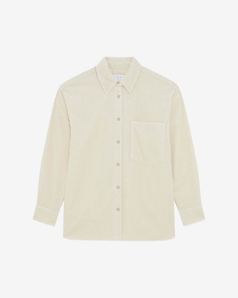 Chemise En Velours Côtelé Jalini - Ecru