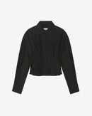 Chemise Rayée À Découpe Jannie - Black/White