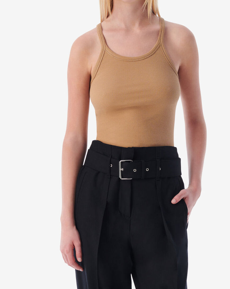 Débardeur Côtelé Palisso - Cappucino