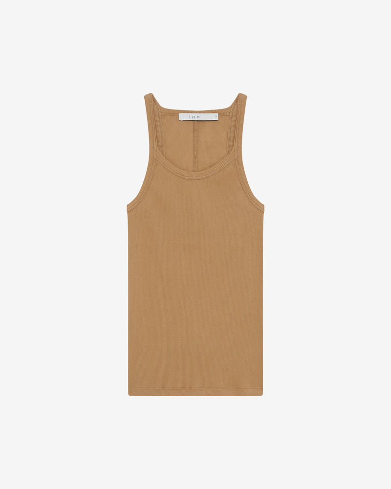 Débardeur Côtelé Palisso - Cappucino