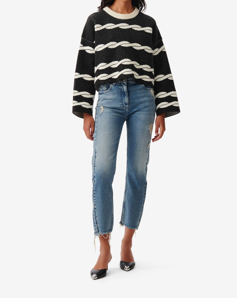 Jean Droit Destroy Albury - Mid Blue Destroy