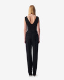 Pantalón Carrot De Lana Benet - Negro