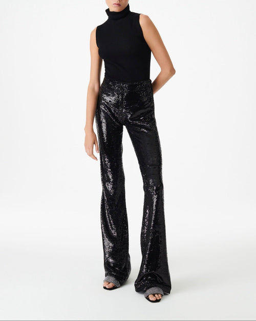 Pantalon À Sequins Charlin - Black Sequins - Femme