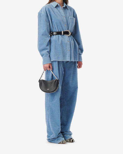 Pantalon En Velours Côtelé Jake - Blue