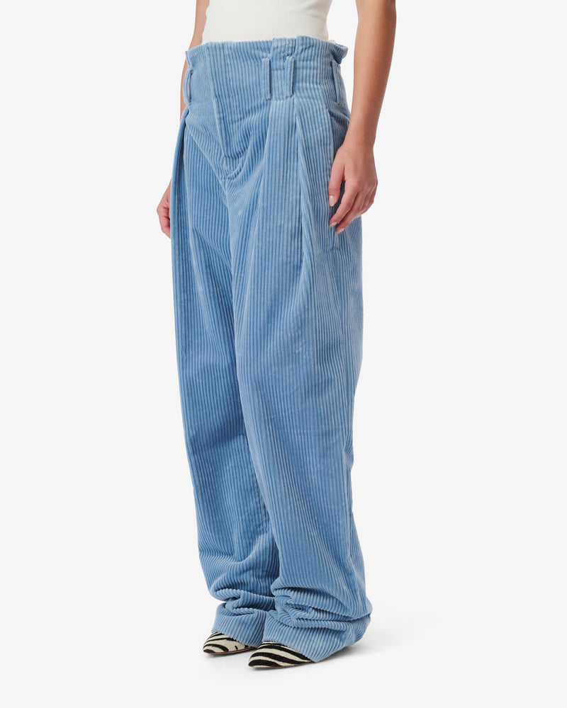 Pantalon En Velours Côtelé Jake - Blue