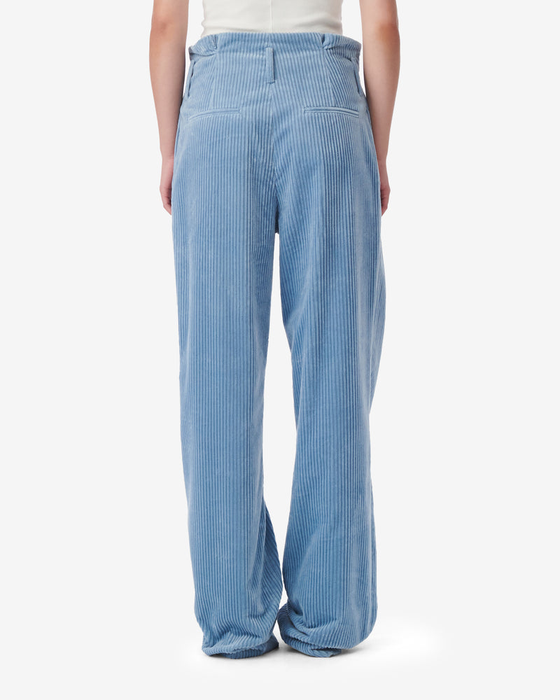 Pantalon En Velours Côtelé Jake - Blue