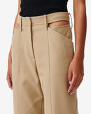 Pantalon À Découpes Lamarc - Camel