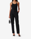 Pantalon Taille Haute Luada - Black Lurex