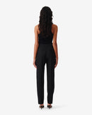 Pantalon Taille Haute Luada - Black Lurex