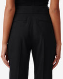 Pantalon Taille Haute Luada - Black Lurex