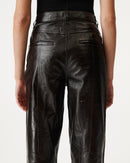 Pantalon En Cuir Maray - Black - Femme