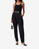 Pantalon De Tailleur Marona - Shiny Black