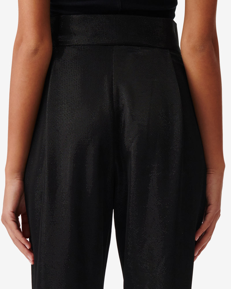 Pantalon De Tailleur Marona - Shiny Black