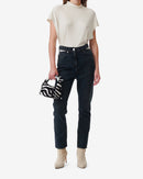 Jean Slim À Découpes Touro - Blue Black Used