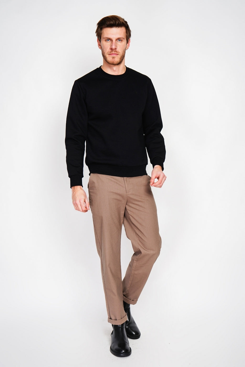Sweatshirt - Black - Men