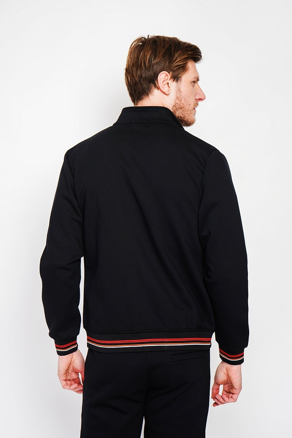 Zip-up Top - Black - Men