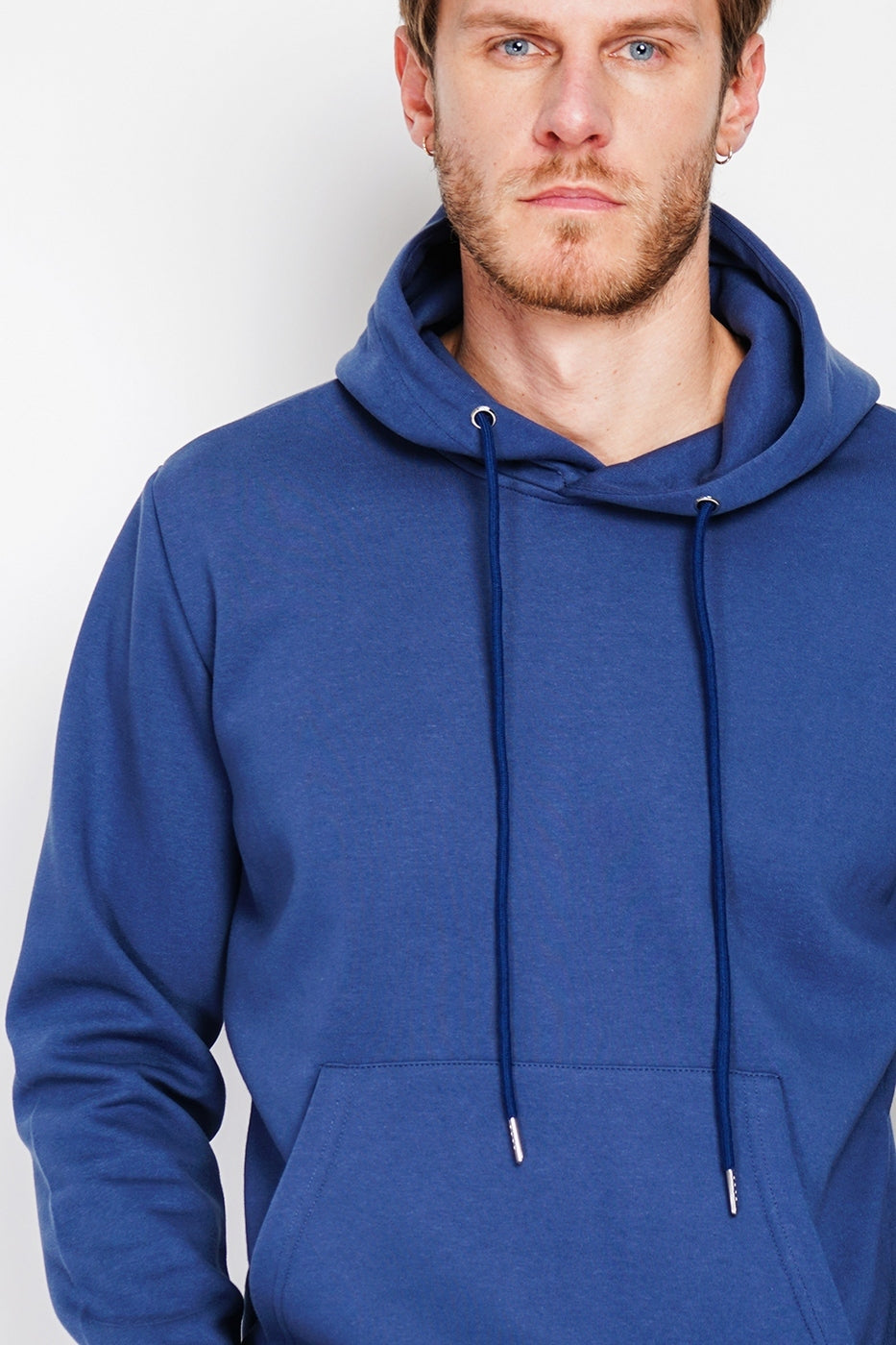 Sweat À Capuche – Bleu Jeans – Homme