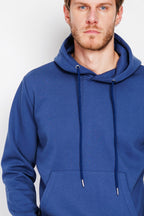 Sweat À Capuche – Bleu Jeans – Homme