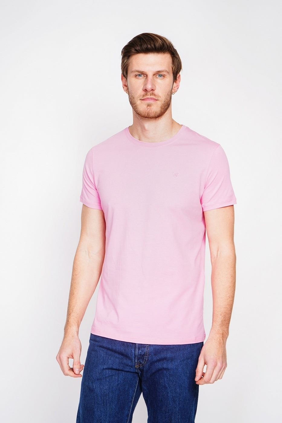 T-Shirt Col Rond – Rosée – Homme