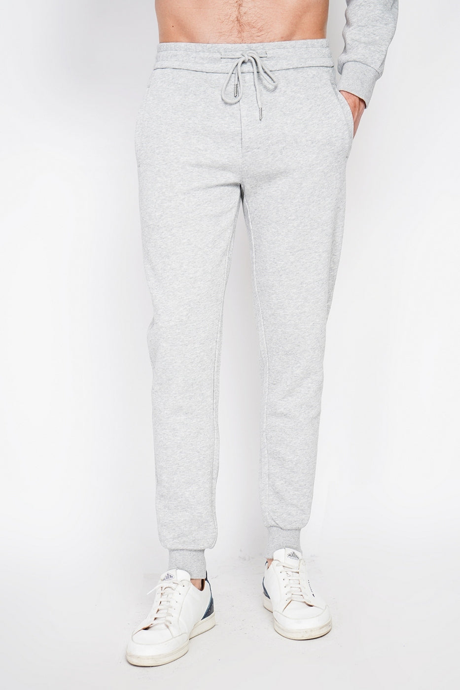 Pantalón de chándal – Gris jaspeado – Hombre
